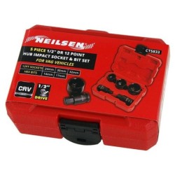 Zestaw nasadek udarowych do piast imbusy 14,17mm