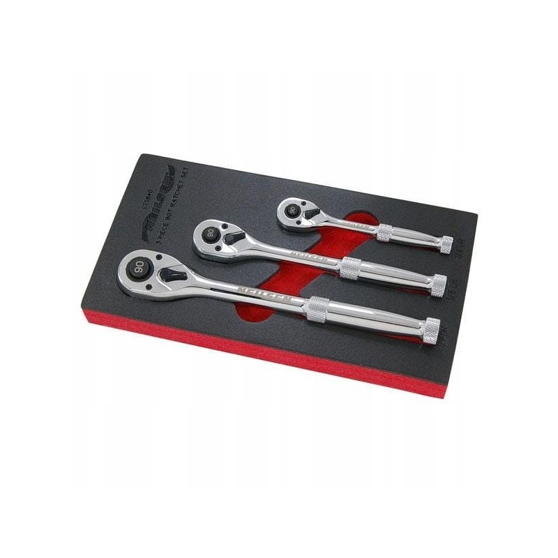 Zestaw 3 grzechotek 90 zębów 1 4 3 8 1 2 neilsen