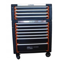 Wózek narzędziowy z wyposażeniem 736 elementów