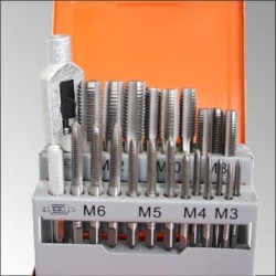 Zestaw gwintowników m3-m12 22el. din352