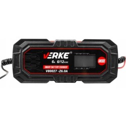 Prostownik automatyczny ładowarka do akumulatora lcd 6v 12v 6a