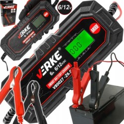 Prostownik automatyczny ładowarka do akumulatora lcd 6v 12v 6a