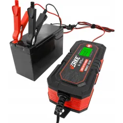 Prostownik automatyczny ładowarka do akumulatora lcd 6v 12v 6a