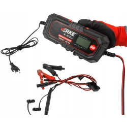 Prostownik automatyczny ładowarka do akumulatora lcd 6v 12v 6a