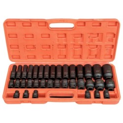 Nasadki udarowe 1/2 zestaw nasadek udarowych 8-32 mm 35 elementów
