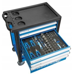 Wózek narzędziowy szafka z narzędziami 252 el hogert