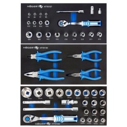 Wózek narzędziowy szafka z narzędziami 252 el hogert