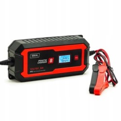 Prostownik automatyczny przenośny praktik charger 8 lcd 6/12v 1.2 - 300 ah
