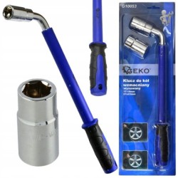 Klucz do kół teleskopowy 17/19 21/23mm mocny geko