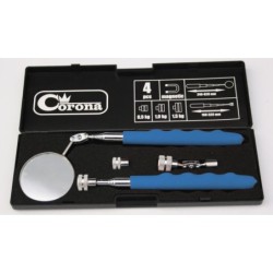 Zestaw inspekcyjny lusterko chwytak magnetyczny teleskopowa rączka