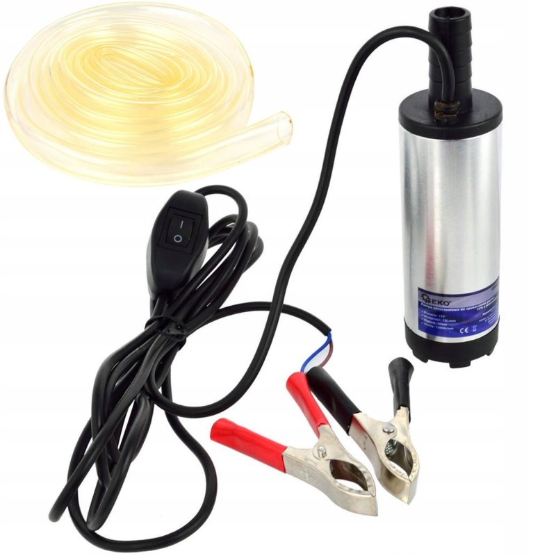 Pompa pompka do spuszczania paliwa oleju 12v 37mm