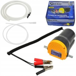 Pompka pompa spuszczania paliwa ropy oleju 12v wąż