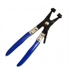Crimping pliers for crossed cable ties