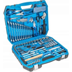 Hogert zestaw nasadki bity klucze nasadowe 131 szt w walizce