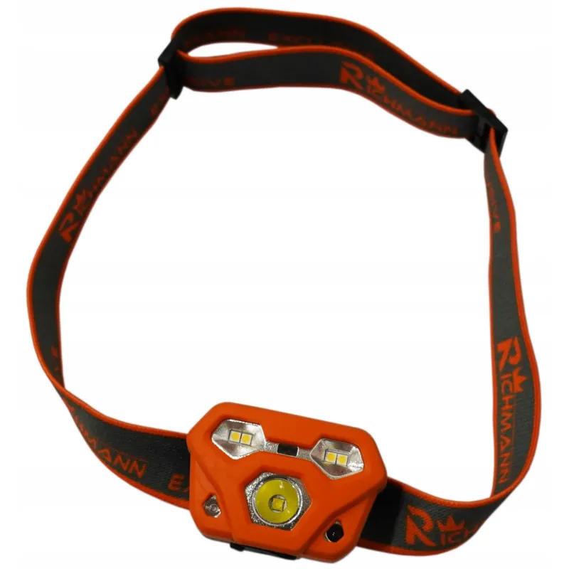 Latarka czołowa lampa 230v 5v usb czujnik ruchu led 4w led 2w
