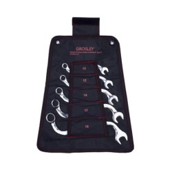 Klucze płasko oczkowe odgięte typ. s 10-19