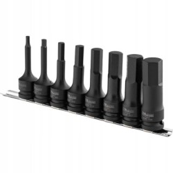 Zestaw kluczy imbus klucze udarowe h5-19 hex 1/2'
