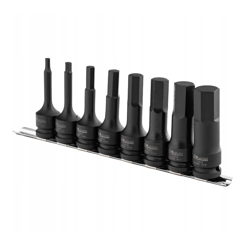 Zestaw kluczy imbus klucze udarowe h5-19 hex 1 2