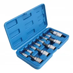 Nasadki torx 5-kąt ts8-ts60 zestaw nasadek torx