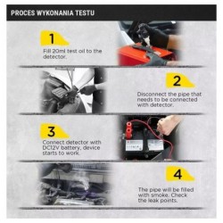 Tester szczelności silnika rur węży generator dymu