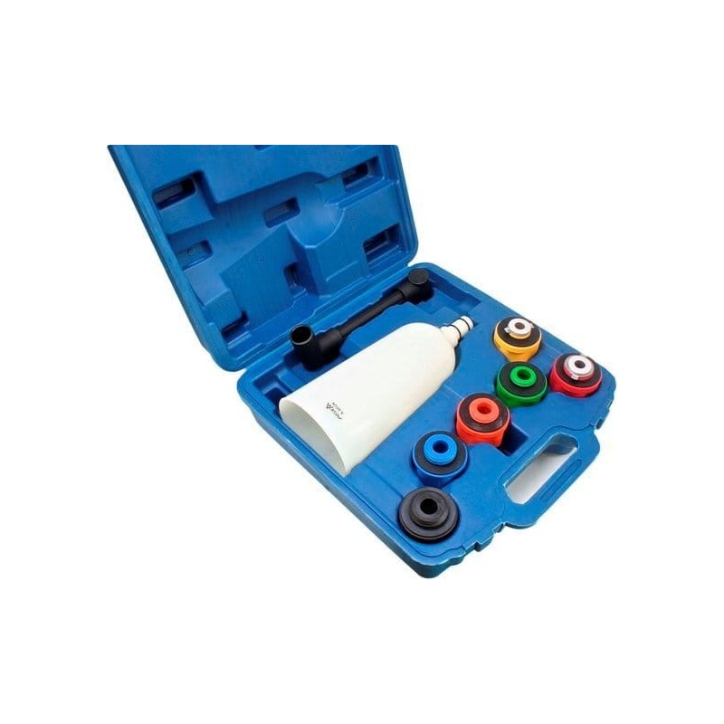 Lejek do oleju z adaptorami zestaw 8 el.