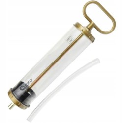 Strzykawka pompka odsysarka do oleju 400 ml wężyk