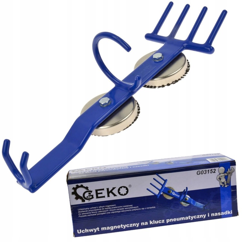 Uchwyt magnetyczny na klucz pneumatyczny i nasadki