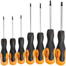 Zestaw śrubokrętów wkrętaków torx t6-t30 magnes