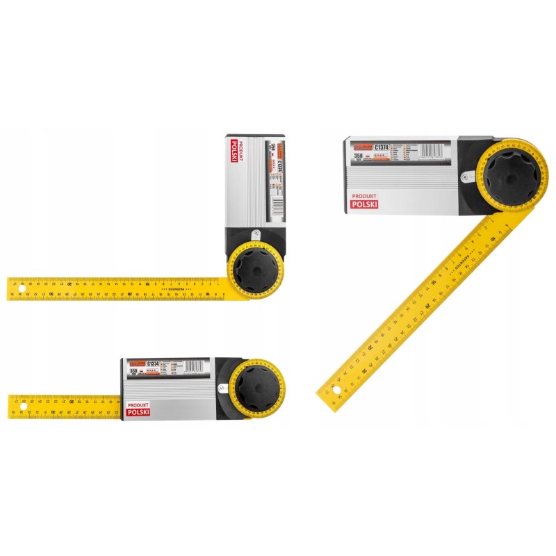 Kątownik kątomierz stolarski nastawny 350mm polski