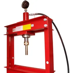 Prasa 20t - hydrauliczno pneumatyczna manometr