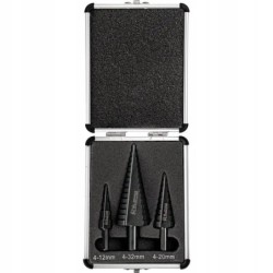 Wiertła stożkowe stopniowe hss 4-32mm richmann