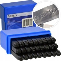 Numeratory litery znaczniki literowe 5mm kpl 27szt