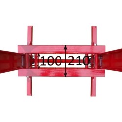 Prasa 20t - hydrauliczno pneumatyczna manometr