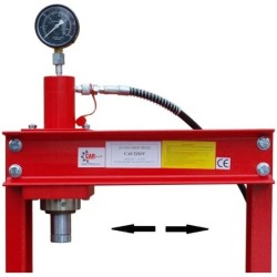 Prasa 20t - hydrauliczno pneumatyczna manometr