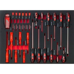 Wózek narzędziowy z 6 szufladami z wyposażeniem 156 narzędzi