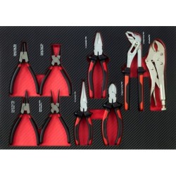 Wózek narzędziowy z 6 szufladami z wyposażeniem 156 narzędzi