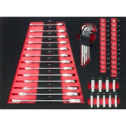 Wózek narzędziowy z 6 szufladami z wyposażeniem 156 narzędzi