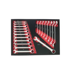 Wózek narzędziowy z zestawem 257 narzędzi (6 zestawów szufladowych