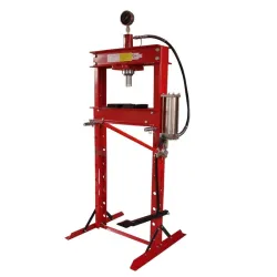 Prasa 20t - hydrauliczno pneumatyczna manometr