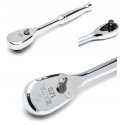 Profesjonalna grzechotka sata 1/4' 120 zębów 14