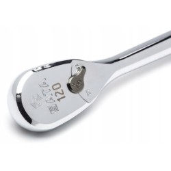 Profesjonalna grzechotka sata 1/4' 120 zębów 14