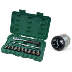 Klucze sata boltbiter do uszkodzonych obrobionych śrub 8-17