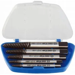 Screw extractors for broken off damaged screws 5pcs 11205sq king tony