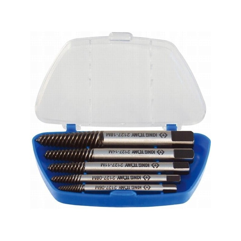 Wykrętaki do urwanych uszkodzonych śrub 5szt 11205sq king tony