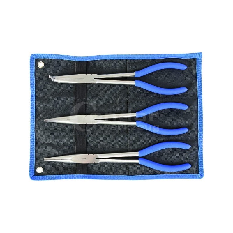 Szczypce proste gięte długie 3szt 260-280mm condor