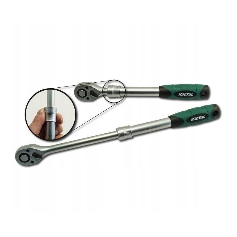 Grzechotka 1 2 72 zęby teleskopowa honiton