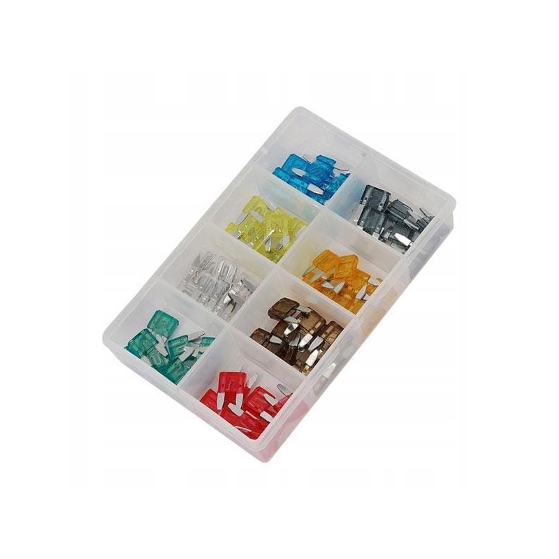 Zestaw bezpieczników mini bezpieczniki 80 szt