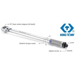Klucz dynamometryczny 1/2'' 70 - 340 nm king tony