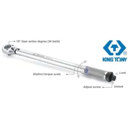 Klucz dynamometryczny 1 2 70 - 340 nm king tony