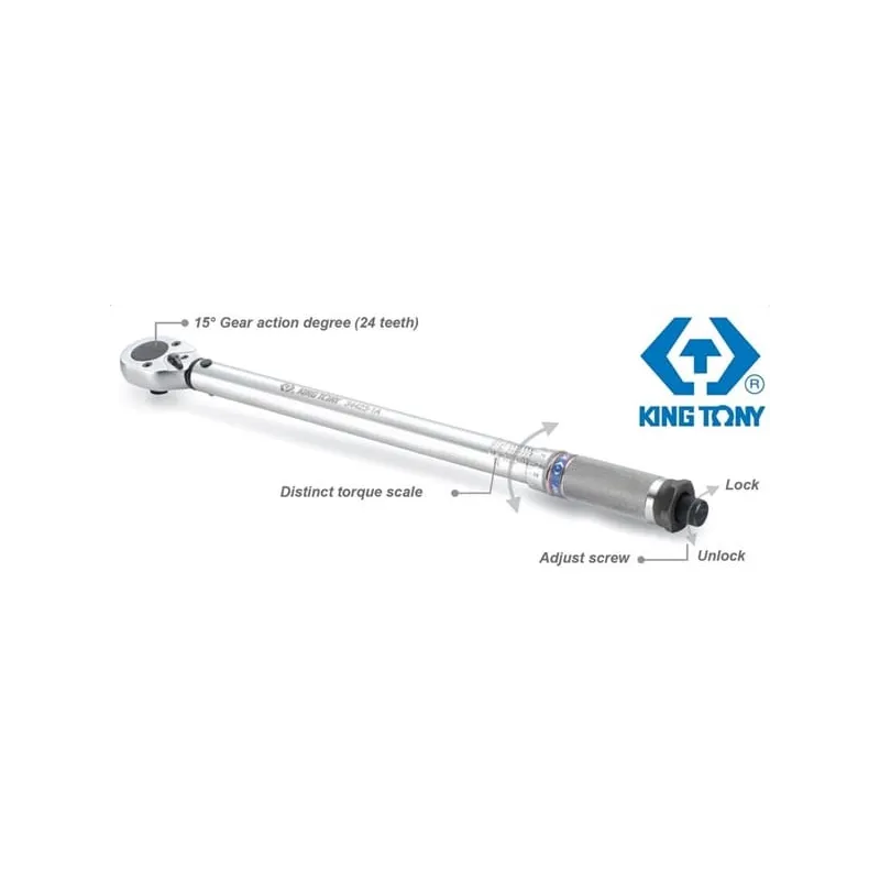 Klucz dynamometryczny 1 2 70 - 340 nm king tony